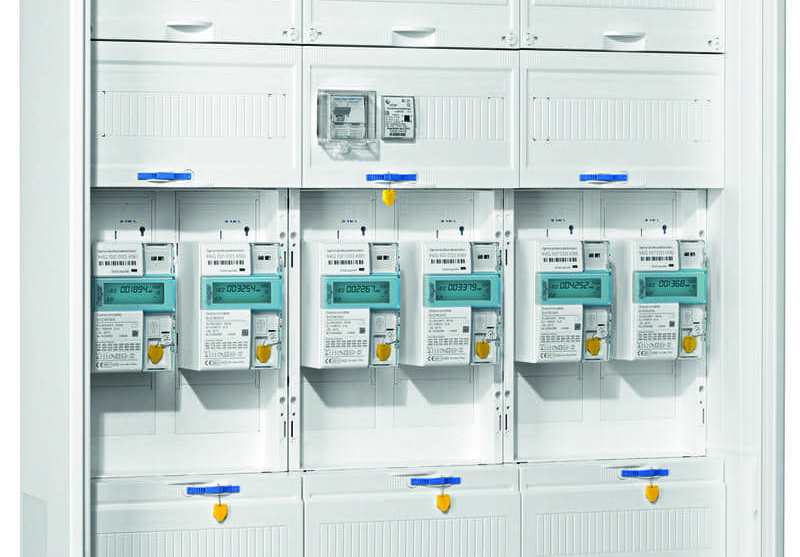 Moderne Zähleranlage nach Norm